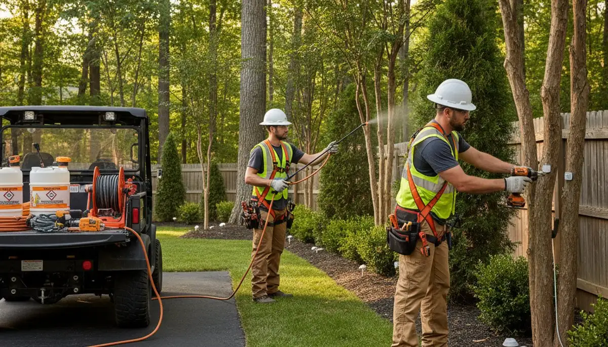 Deer deterrent tree protection service in Easton, PA for landscaping and young trees