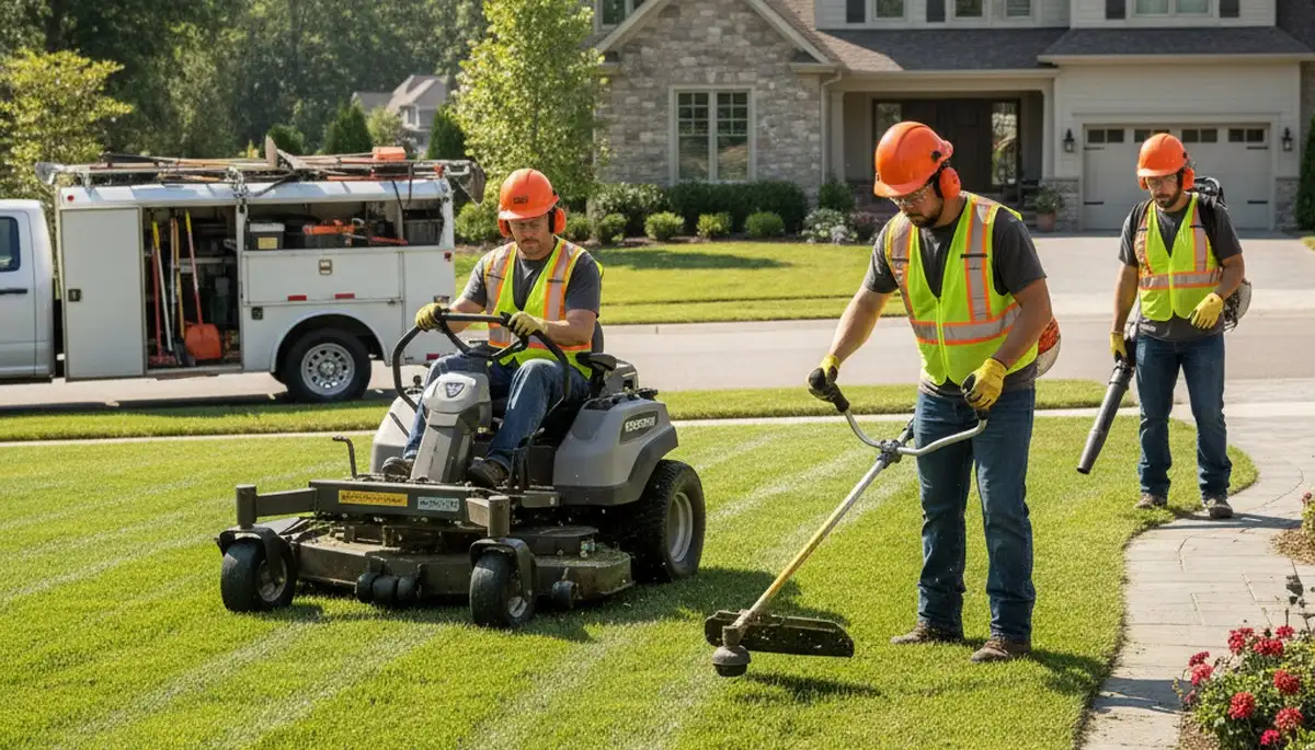 Easton, PA tree service team providing lawn care and yard maintenance for healthy local landscapes