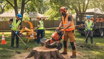 Stump removal service in Easton, PA for safe, professional tree stump grinding and cleanup