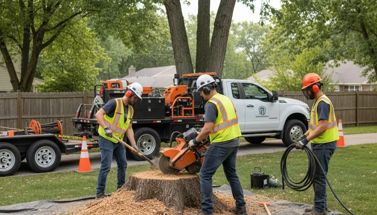 Professional stump removal service in Easton, PA by Tree Service Easton PA
