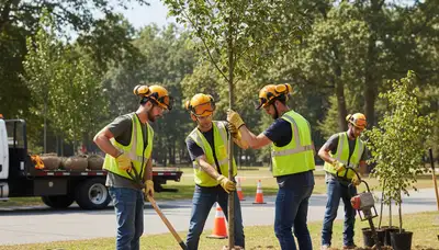 Tree planting service in Easton, PA for healthy new trees and proper placement