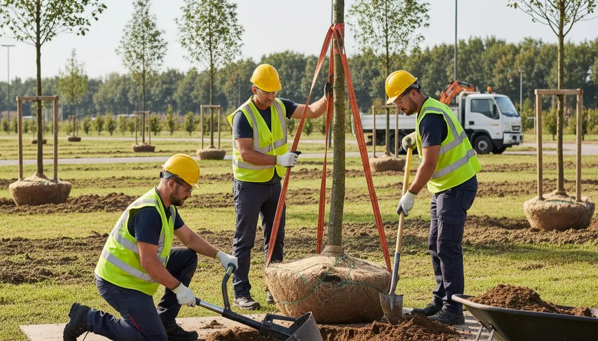 Tree planting service in Easton, PA for healthy tree selection, placement, and establishment
