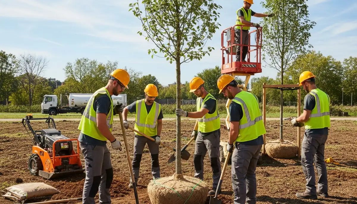 Tree planting service in Easton, PA for proper species selection and placement