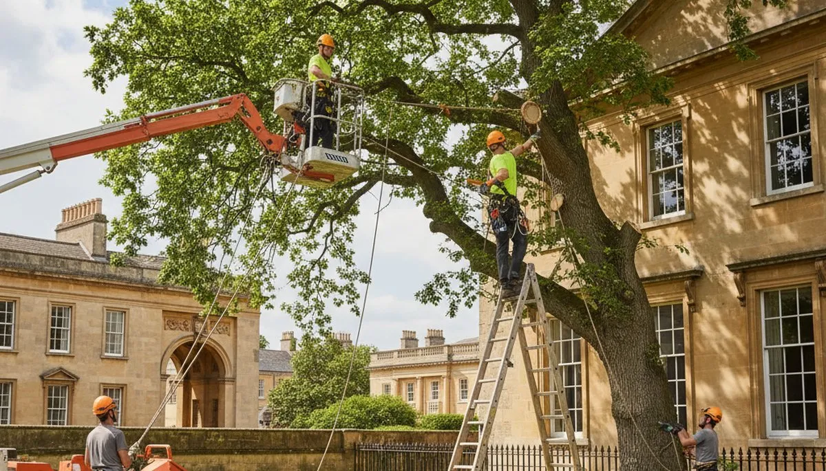 Tree service team in Easton, PA providing professional tree care and removal services