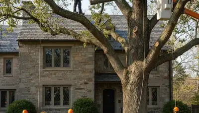 Tree service crew in Easton, PA providing professional tree care and removal services