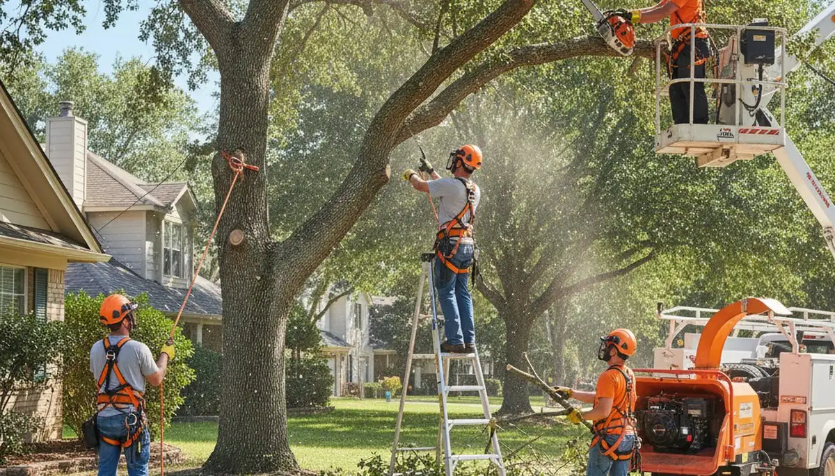 Tree trimming service in Easton, PA by Arbor Tree Care for healthy, safe, well-shaped trees